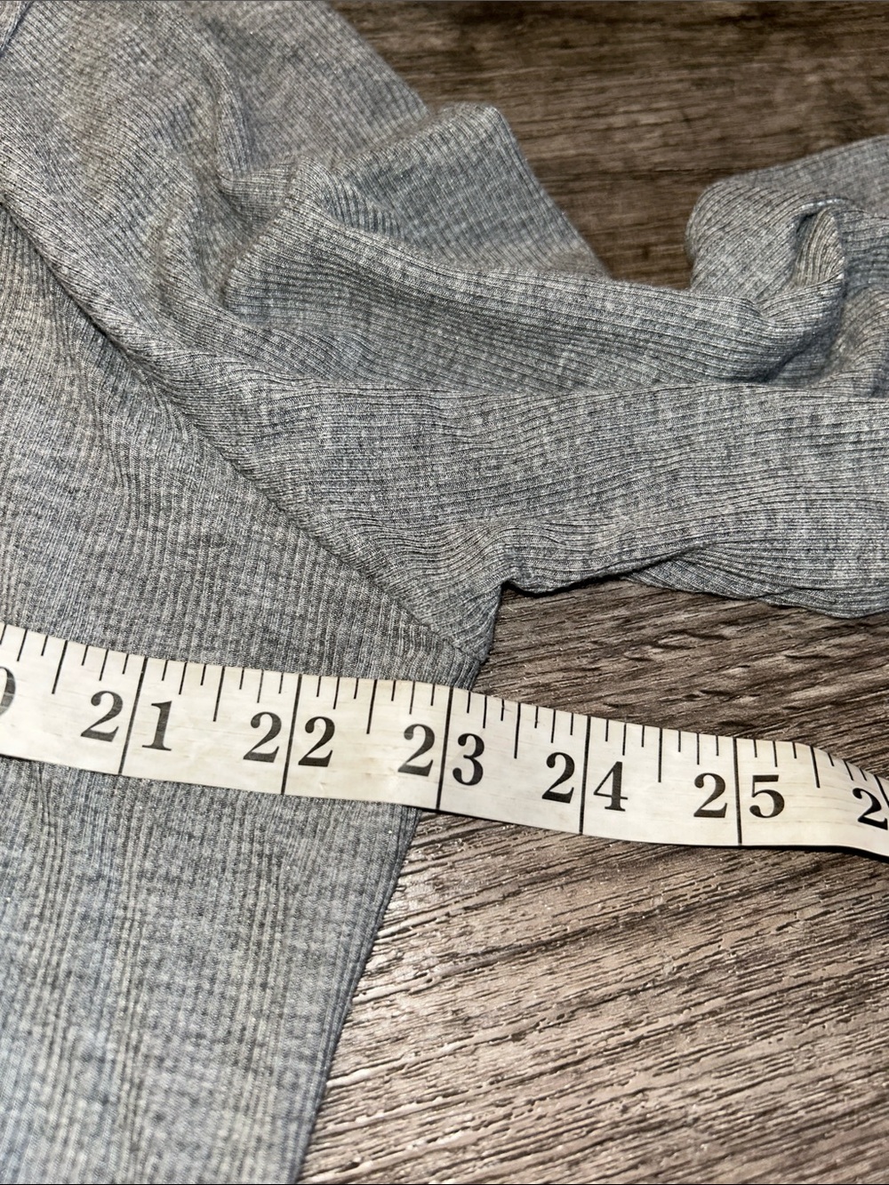SKIMS Ribbed Modal Pajama Button Front Sleep Top Gray Large - Picture 9 of 9